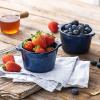 image:imageCreme Brulee Ramekins Ceramic Bowls  VICRAYS Mini Custard Cups 8 oz oven Safe Bowls Souffle Dishes for Baking Individual Casserole Dipping Sauce Set of 6 GreenBlue