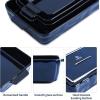 image:imageVICRAYS Ceramic Bakeware Set Porcelain Rectangular Baking Dish Baking Pan Lasagna Pans Casserole Dish Set for Cooking Kitchen Cake Dinner Banquet and Daily Use 3 PCS 15 x 85 Inches RedBlue