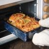 image:imageVICRAYS Ceramic Bakeware Set Porcelain Rectangular Baking Dish Baking Pan Lasagna Pans Casserole Dish Set for Cooking Kitchen Cake Dinner Banquet and Daily Use 3 PCS 15 x 85 Inches RedBlue