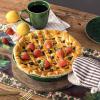image:imageVicrays Ceramic Pie Pan  9 Inch Round Fluted and Deep Pie Dish for Tart Pizza Quiche Pot Pies Cake  Reactive Glaze GreenGreen