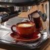 image:imagevicrays 65 oz Cappuccino Cups with Saucers Set of 4 Ceramic Coffee Cup for Au Lait Double shot Latte Cafe Mocha Tea Starry BlueCherry Red