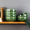 image:imagevicrays Ceramic Cereal Bowls  26 Ounce Porcelain Soup Salad Rice Dessert Cream Set  Chip Resistant Dishwasher Microwave Safe  Set of 6 BlueGreen