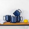 image:imagevicrays Ceramic Coffee Mug Set  18 Ounce Large Stoneware Mug for Men Women  Unique Glazed Porcelain Mugs with Handle for Coffee Latte Tea Milk Cocoa  Set of 4 GreenStarry Blue