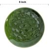 image:imagevicrays Ceramic Dessert Salad Plates 8 Inch Microwave Oven and Dishwasher Safe Round Porcelain Fluted Suitable for Snacks Appetizer Home Party Restaurant  Set of 6 RedGreen