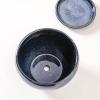 image:imagevicrays Ceramic Plant Pots Indoor  65 Inch Planter Pot with Drainage Hole and Saucer for Succulent Orchid Flower Herbs Cactus  Ideal for Gardening Home Desktop Office Decor  RedBlue