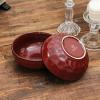 image:imagevicrays Ceramic Salad Bowls Set for Kitchen Serving  26 Ounce Soup Bowls Pasta Bowls Chip Resistant Dishwasher Microwave Safe Large Fluted stoneware Set of 6 GreenFluted Cherry Red