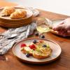 image:imagevicrays Ceramic Salad Plates Set  Porcelain 8 Inch Flat Dessert Appetizer Plate for Lunch Home Party Restaurant  Scratch Resistant Microwave Oven and Dishwasher Safe  Set of 6 BeigeBeige