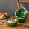image:imagevicrays Ceramic Small Dessert Bowls Set  10 oz Set of 6 Microwave Oven and Dishwasher Safe for Rice Ice Cream Soup Snacks Cereal Side Dishes Kitchen Bowls Set Starry BlueGreen