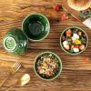image:imagevicrays Ceramic Small Dessert Bowls Set  10 oz Set of 6 Microwave Oven and Dishwasher Safe for Rice Ice Cream Soup Snacks Cereal Side Dishes Kitchen Bowls Set Starry BlueGreen