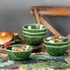 image:imagevicrays Ceramic Small Dessert Bowls Set  10 oz Set of 6 Microwave Oven and Dishwasher Safe for Rice Ice Cream Soup Snacks Cereal Side Dishes Kitchen Bowls Set Starry BlueGreen