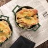 image:imagevicrays Ceramic Soup Bowls with Handles 24 Oz Porcelain Soup Crocks for French Onion Soup Cereal Beef Stew Chill Pasta Pot Pies Microwave and Oven Safe Set of 4 RedGreen