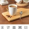 image:imagevicrays Coffee Mug Set 12 Ounce Ceramic Mug for Men Women Unique Glazed Mugs with Handle for Coffee Tea Milk Cocoa Cereal  Set of 6 RedWhite with Golden