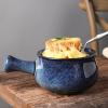image:imagevicrays French Onion Soup Bowls With Handles 26 Ounce for Soup Chili Beef Stew Chip Resistant Dishwasher Microwave Safe Set of 4 RedBlue