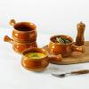 image:imagevicrays French Onion Soup Bowls With Handles 26 Ounce for Soup Chili Beef Stew Chip Resistant Dishwasher Microwave Safe Set of 4 RedBrown