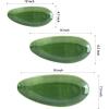 image:imagevicrays Large Oval Serving Platters 161410 Porcelain Serving Platters for Party BBQStackable Serving Trays Serving Plates for Appetizers Sushi Restaurant Dessert Set of 3 RedGreen
