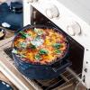 image:imageVicrays Casserole Dish with Lid  Ceramic Lasagna Pan Deep 2 Quart Round Baking Dishes Covered Bakeware for Oven Safe Serving Dish with Handles for Party Dinner Banquet Daily Use Blue