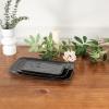 image:imageVicrays Ceramic Rectangle Serving Platters  14 12 10 Porcelain Serving Trays Plates for Party BBQ Appetizers Sushi Dessert  Microwave Oven and Dishwasher Safe  Set of 3 RedBlack
