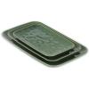 image:imageVicrays Ceramic Rectangle Serving Platters  14 12 10 Porcelain Serving Trays Plates for Party BBQ Appetizers Sushi Dessert  Microwave Oven and Dishwasher Safe  Set of 3 RedGreen