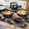 image:imageVicrays Ceramic Soup Spoons Asian  Chinese Porcelain Soup Spoons Japanese 64 inch Ladle Serving Utensils for Ramen Dumplings Wonton Pho Miso Noodle Cereal Coffee Mugs  Set of 6 Blue