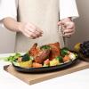 image:imagevicrays Serving Platter Ceramic Tray Plates Extra Large Oval 145 Inch Porcelain Dinner Plates Long Serving Dish Set Entertaining Party Restaurant Food Meat Sushi Fish Turkey PlatterBright Black