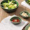 image:imagevicrays Ceramic Dipping Sauce Bowls  Small Charcuterie Dip Cups Cooking Prep Condiment Oil Dish Mini Tapas Plates for Soy Sushi Salsas Wasabi Appetizer Dessert  Set of 6 GreenGreen