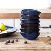 image:imagevicrays Ceramic Dipping Sauce Bowls  Small Charcuterie Dip Cups Cooking Prep Condiment Oil Dish Mini Tapas Plates for Soy Sushi Salsas Wasabi Appetizer Dessert  Set of 6 GreenBlue