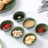 image:imagevicrays Ceramic Dipping Sauce Bowls  Small Charcuterie Dip Cups Cooking Prep Condiment Oil Dish Mini Tapas Plates for Soy Sushi Salsas Wasabi Appetizer Dessert  Set of 6 GreenGreen