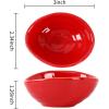 image:imagevicrays Ceramic Dipping Sauce Bowls  Small Charcuterie Dip Cups Cooking Prep Condiment Oil Dish Mini Tapas Plates for Soy Sushi Salsas Wasabi Appetizer Dessert  Set of 6 GreenRed