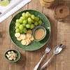 image:imagevicrays Ceramic Dipping Sauce Bowls  Small Charcuterie Dip Cups Cooking Prep Condiment Oil Dish Mini Tapas Plates for Soy Sushi Salsas Wasabi Appetizer Dessert  Set of 6 GreenGreen