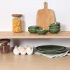 image:imagevicrays Ceramic Dipping Sauce Bowls  Small Charcuterie Dip Cups Cooking Prep Condiment Oil Dish Mini Tapas Plates for Soy Sushi Salsas Wasabi Appetizer Dessert  Set of 6 GreenGreen
