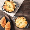 image:imagevicrays Ceramic Soup Bowls with Handles 24 Oz Porcelain Soup Crocks for French Onion Soup Cereal Beef Stew Chill Pasta Pot Pies Microwave and Oven Safe Set of 4 BlueBlue