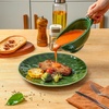 image:imageVicrays Gravy Boat with Saucer  Large 17oz Ceramic Sauce Boat with Tray Set of 2 for Turkey Salad Dressings Creamer Milk Broth  Thanksgiving Christmas Holiday Serving Dishes  GreenGreen