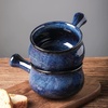 image:imagevicrays French Onion Soup Bowls With Handles 26 Ounce for Soup Chili Beef Stew Chip Resistant Dishwasher Microwave Safe Set of 4 GrayBlue
