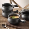 image:imagevicrays French Onion Soup Bowls With Handles 26 Ounce for Soup Chili Beef Stew Chip Resistant Dishwasher Microwave Safe Set of 4 GrayGray