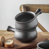 image:imagevicrays French Onion Soup Bowls With Handles 26 Ounce for Soup Chili Beef Stew Chip Resistant Dishwasher Microwave Safe Set of 4 GrayGray