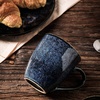 image:imagevicrays Coffee Mug Set 12 Ounce Set of 6 Ceramic Mug for Men Women Unique Glazed Mugs with Handle for Coffee Tea Milk Cocoa CerealYellowBlue