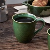 image:imagevicrays Coffee Mug Set 12 Ounce Set of 6 Ceramic Mug for Men Women Unique Glazed Mugs with Handle for Coffee Tea Milk Cocoa CerealYellowGreen