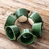 image:imageCreme Brulee Ramekins Ceramic Bowls  VICRAYS Mini Custard Cups 8 oz oven Safe Bowls Souffle Dishes for Baking Individual Casserole Dipping Sauce Set of 6 RedGreen