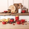 image:imageCreme Brulee Ramekins Ceramic Bowls  VICRAYS Mini Custard Cups 8 oz oven Safe Bowls Souffle Dishes for Baking Individual Casserole Dipping Sauce Set of 6 RedScarlet Red