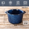 image:imageCreme Brulee Ramekins Ceramic Bowls  VICRAYS Mini Custard Cups 8 oz oven Safe Bowls Souffle Dishes for Baking Individual Casserole Dipping Sauce Set of 6 RedBlue